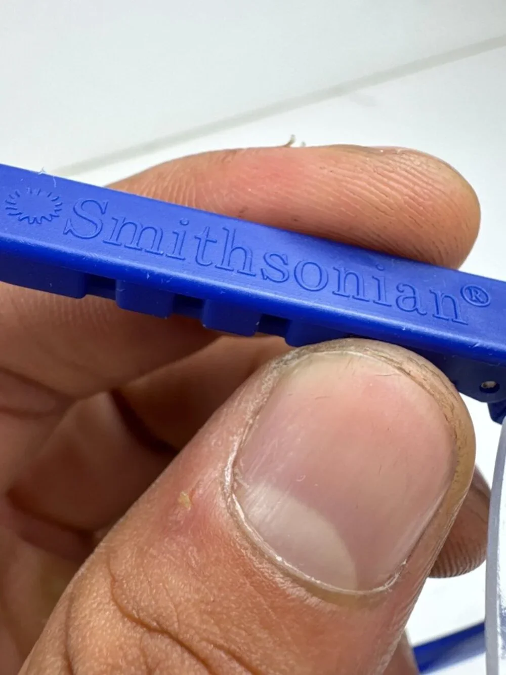 Smithsonian Toy Safety Glasses Blue Clear Protective Eyewear Costume Roleplay